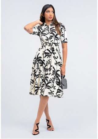 FLARA  PRINTED  DRESS